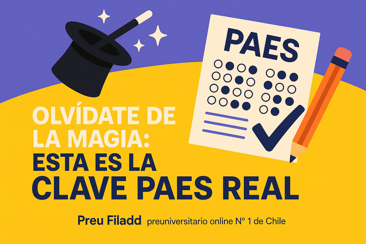 Olvídate de la magia: esta es la clave PAES real