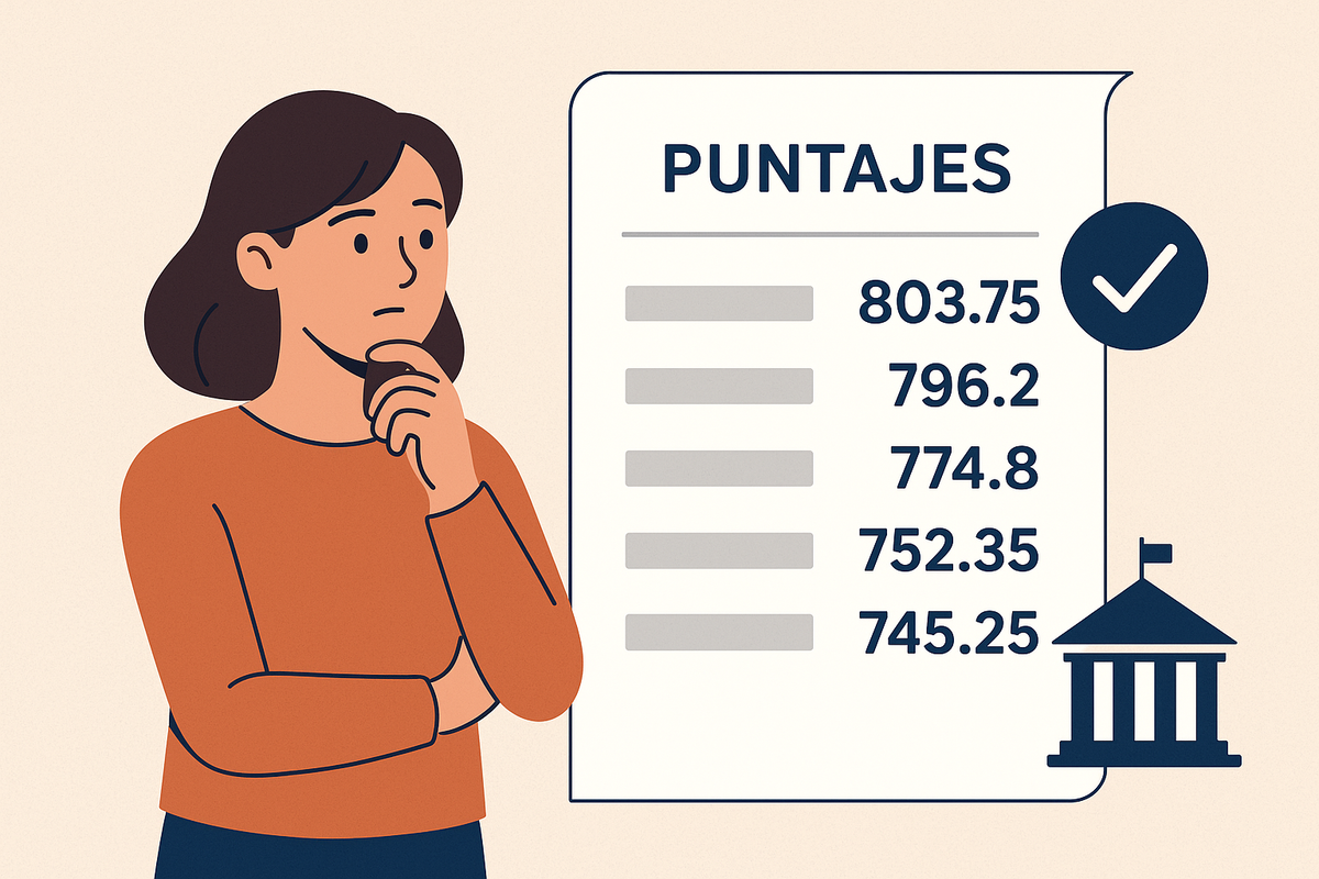 Puntajes de Corte Tecnología Médica 2025 en Chile (Actualizado)