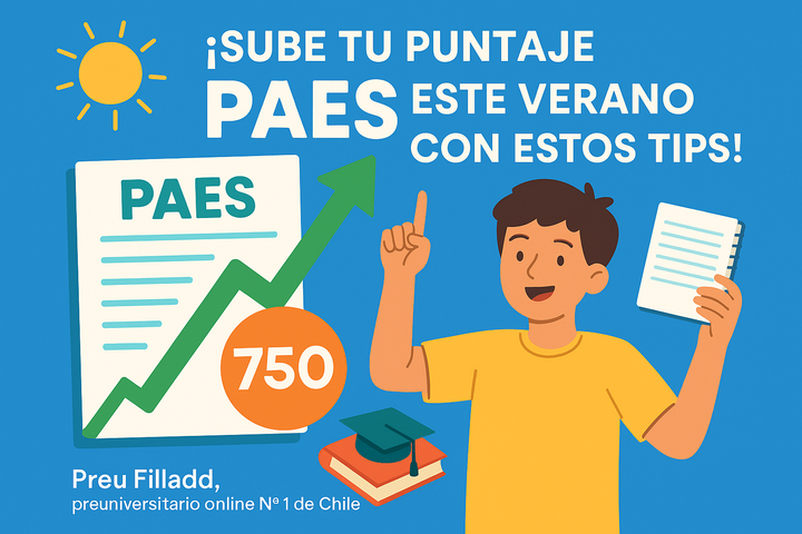 ¡Sube tu puntaje PAES este verano con estos tips!