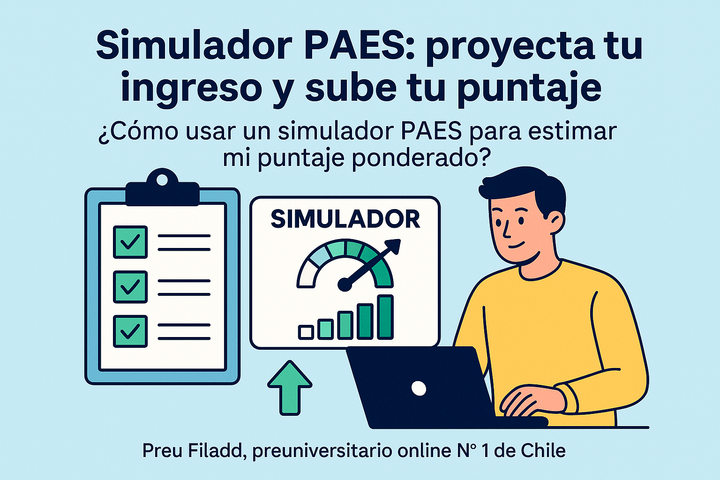 Simulador PAES: conoce tu puntaje ponderado