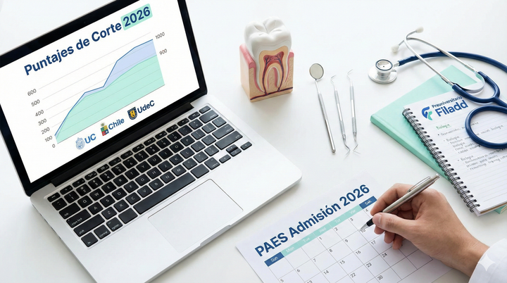Puntajes de Corte Odontología 2026 - Actualizados